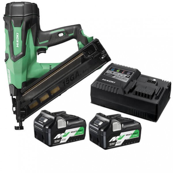 HiKOKI NT1865DBAL(HRZ) - 18V 65mm 15 Gauge DA Cordless Brushless Finish Nailer Kit